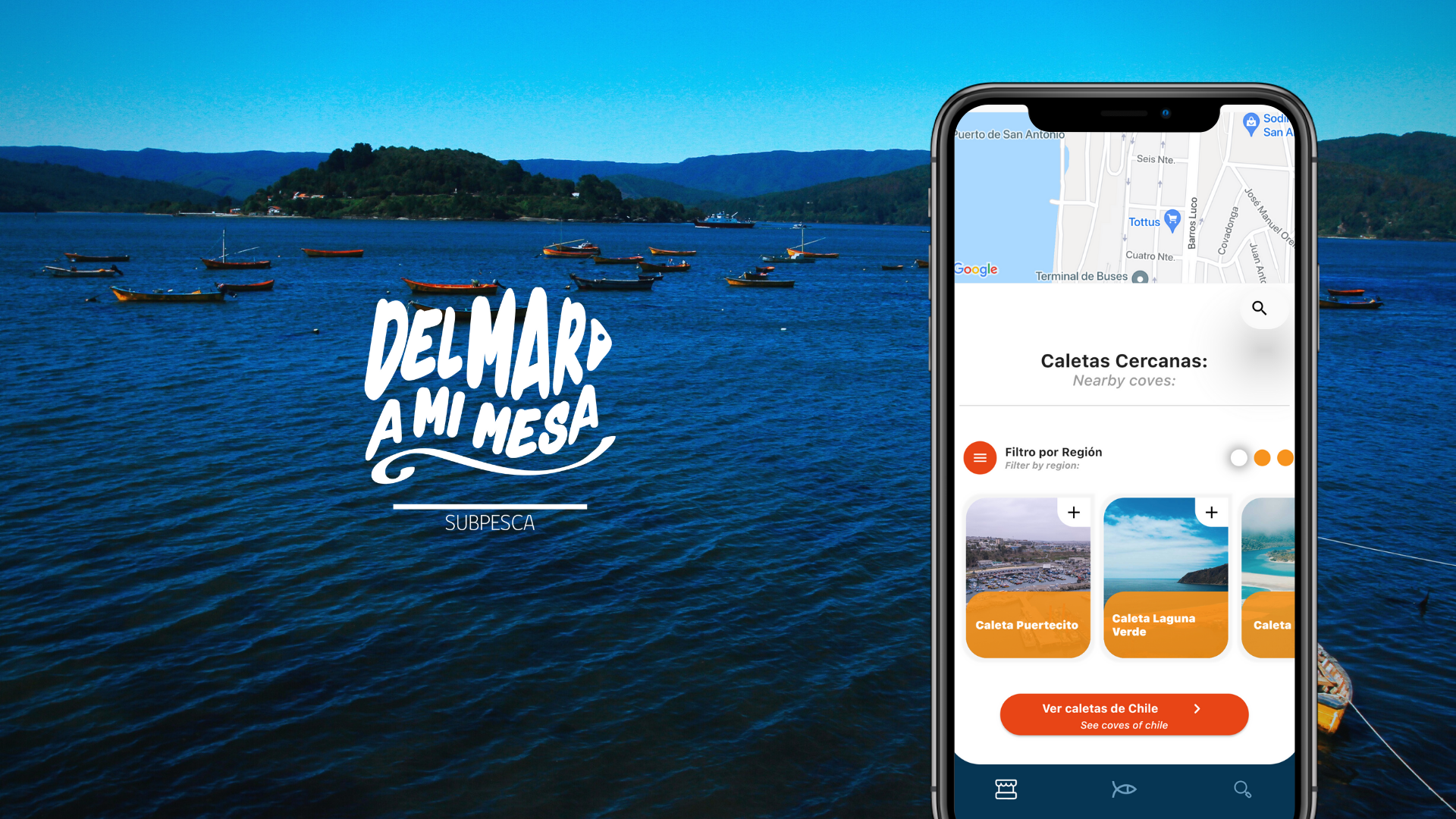 En el Mes del Mar: Subpesca invita a vivir la magia de las caletas a través de app para celulares 1 Del Mar a Mi Mesa vf