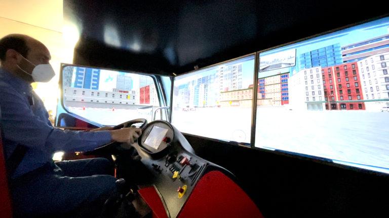 Con modernos simuladores capacitan a choferes para el transporte de trabajadores en Codelco Salvador 6 IMG 62751