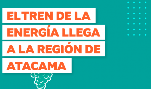 La seremi de energía, Cecilia Sánchez Valenzuela, invita para que te unas al tren de la energía. 1 atacama tren de la energia