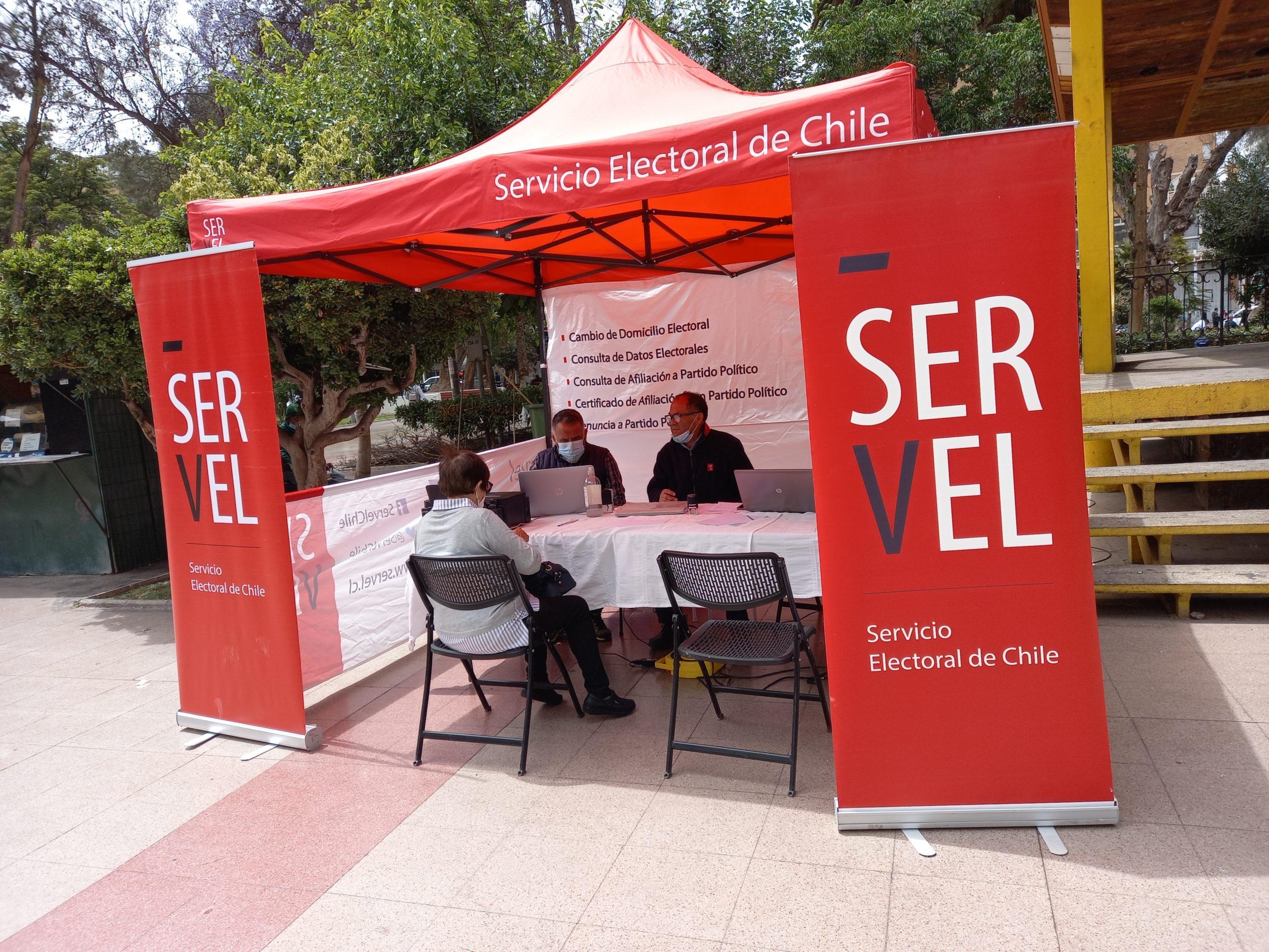 SERVICIO ELECTORAL ATACAMA ESTARÁ ATENDIENDO EN EL SALVADOR 1 Stand Servel en terreno scaled