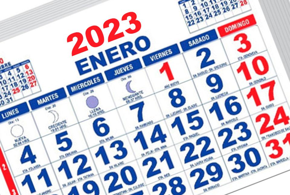 Con nueve fines de semana largos: Todos los feriados que trae el 2023 1 calendario