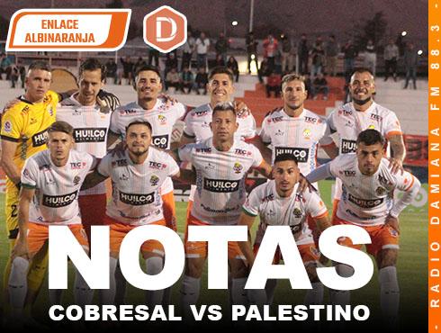 El 1x1 de Cobresal contra Palestino 1 NOTAS COBRESAL PALESTINO WEB