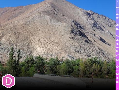 MOP finalizó trabajos de conservación de la ruta en sector de la Quebrada de Colpe en Alto del Carmen 1 ruta Alto del Carmen 2