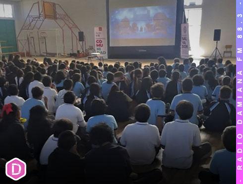 Codelco Salvador inició nueva temporada de Cine Itinerante en escuela de Chañaral 1 CINE PAG WEB