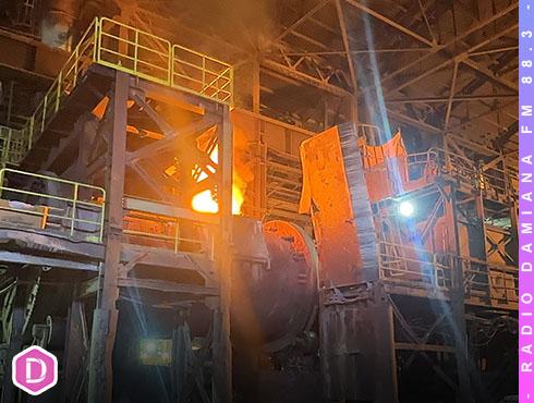 Fundición de Potrerillos realiza histórico recambio de horno 1 PRTRERILLLOS WEB