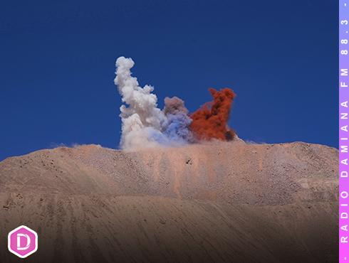 Con tronadura tricolor Codelco Salvador conmemoró Día del Minería en el Rajo Inca 1 tronadura web