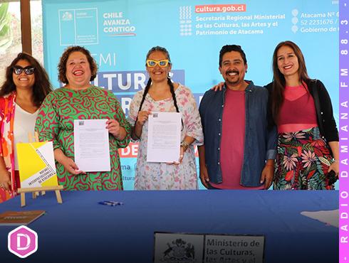Artistas y gestores culturales de Atacama firman primeros convenios de los Fondos de Cultura 2025 1 cultura atacama web