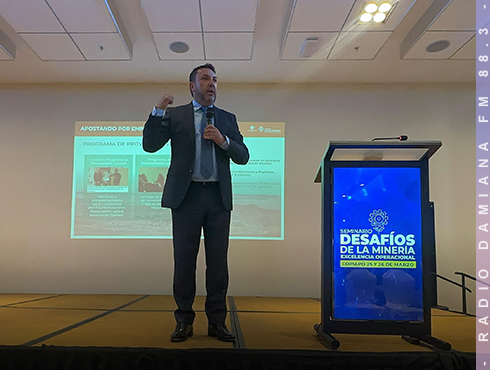 Gerente General de Codelco Salvador expuso los avances del proyecto Rajo Inca en seminario minero 2 CHRISTIAN TOUTIN PAGINA