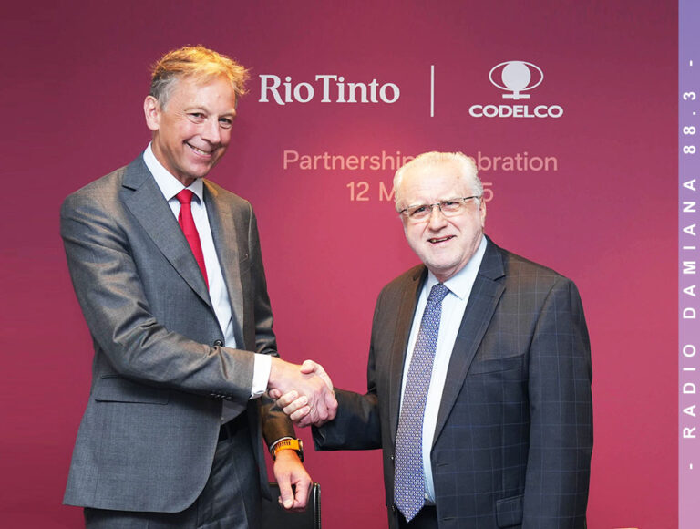 Codelco y Rio Tinto acuerdan fortalecer la colaboración para el desarrollo de un distrito minero en la Región de Atacama 3 CODELCORIOTINTO
