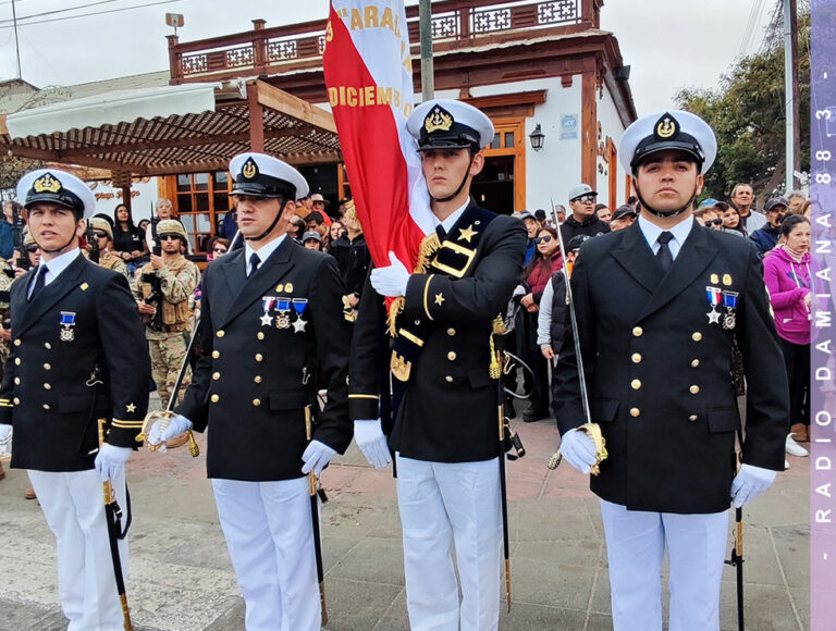 CONMEMORAN DIA DE LAS GLORIAS NAVALES Y EPOPEYA DE PRAT EN CALDERA. 5 DESFILE CALDERA