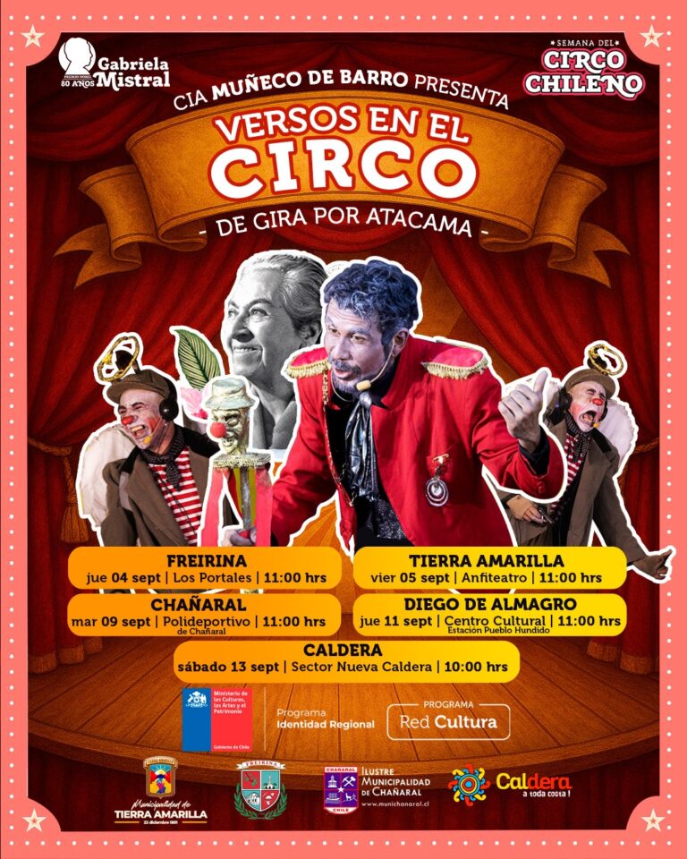Celebración del Mes del Circo Chileno considera funciones gratuitas en siete comunas de la región 1 Cia Muneco de Barro