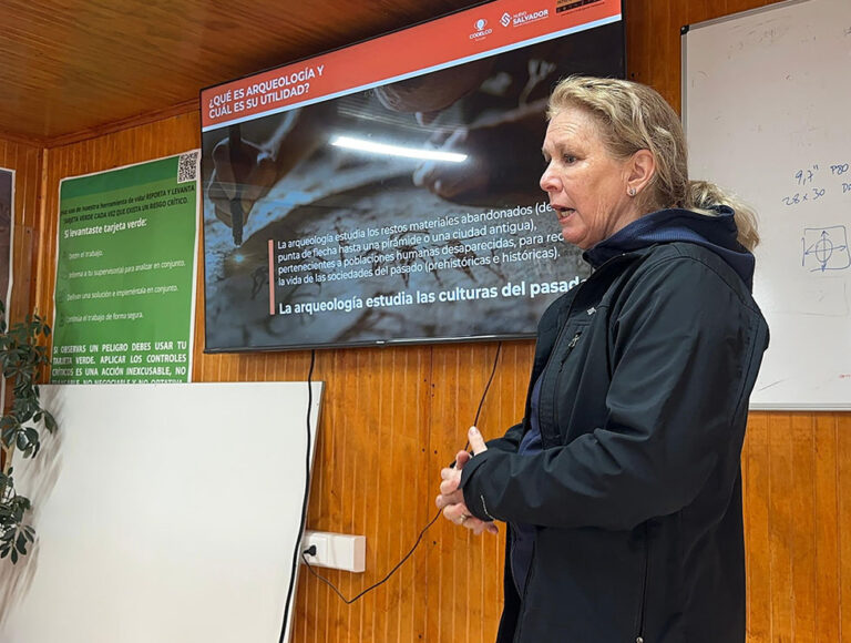 Trabajadores de Codelco Salvador participaron de charlas sobre el Camino del Inca en la zona 4 FOTO CHARLAS