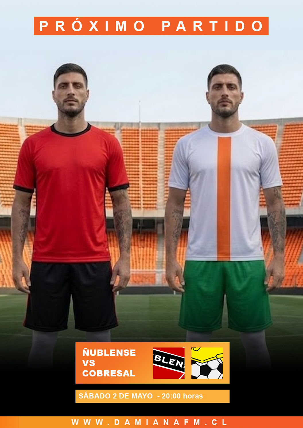 PROXIMO APRTIDO 2 DE MAYO 2026