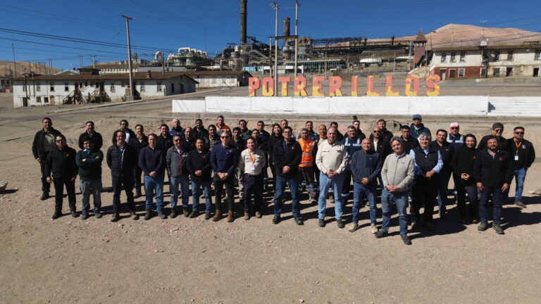 Codelco Salvador realiza taller de expertos en fundiciones ante los próximos desafíos de Potrerillos 1 POTRERILLOS DRON