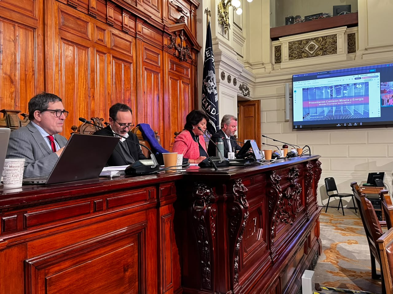 SONAMI presenta medidas para reimpulsar el desarrollo de la industria ante la Comisión de Minería y Energía del Senado 1 Fotos sesion Comision Min y Ener 150626 25
