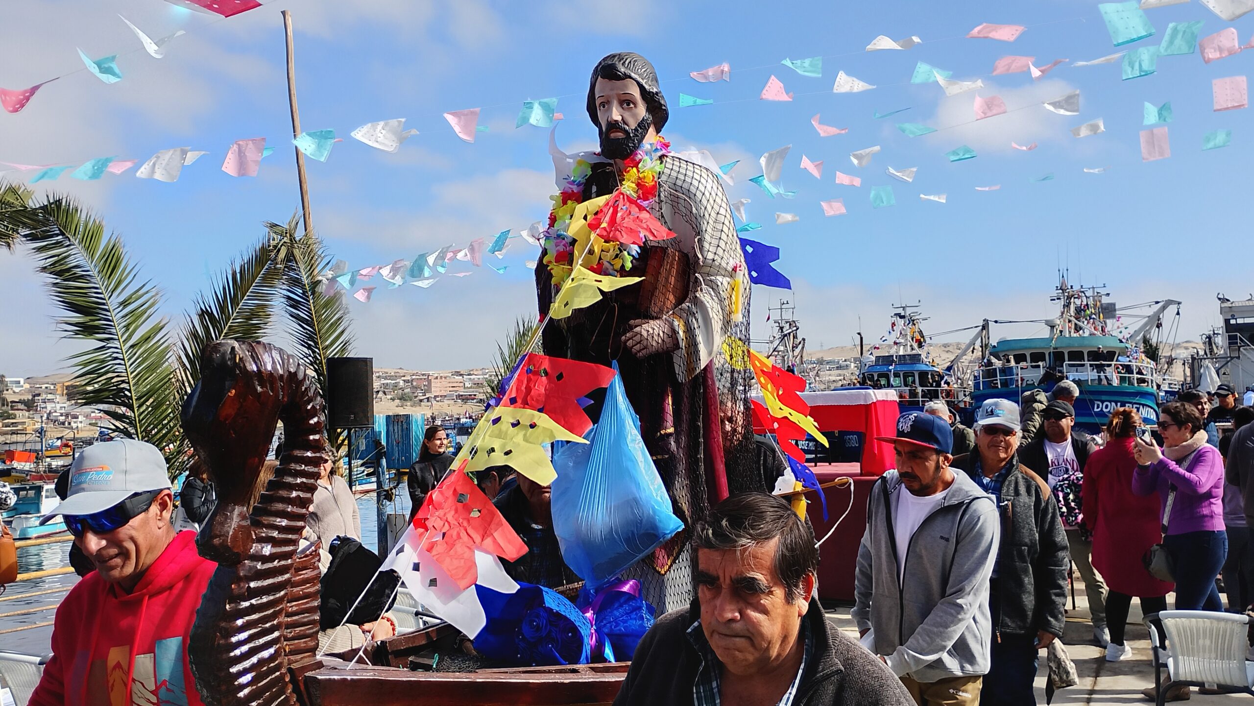 PESCADORES DE CALDERA CELEBRARON A SAN PEDRO. 1 SAN PEDRO CALDERA