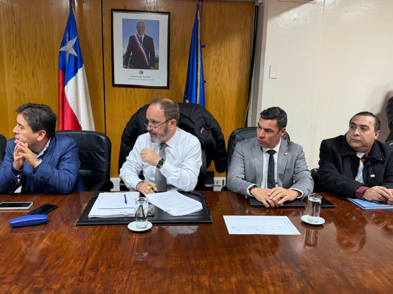Delegado Presidencial Provincial de Chañaral refuerza coordinación con municipios e instituciones por sistema frontal 1 DELEGACION PRESIDENCIAL