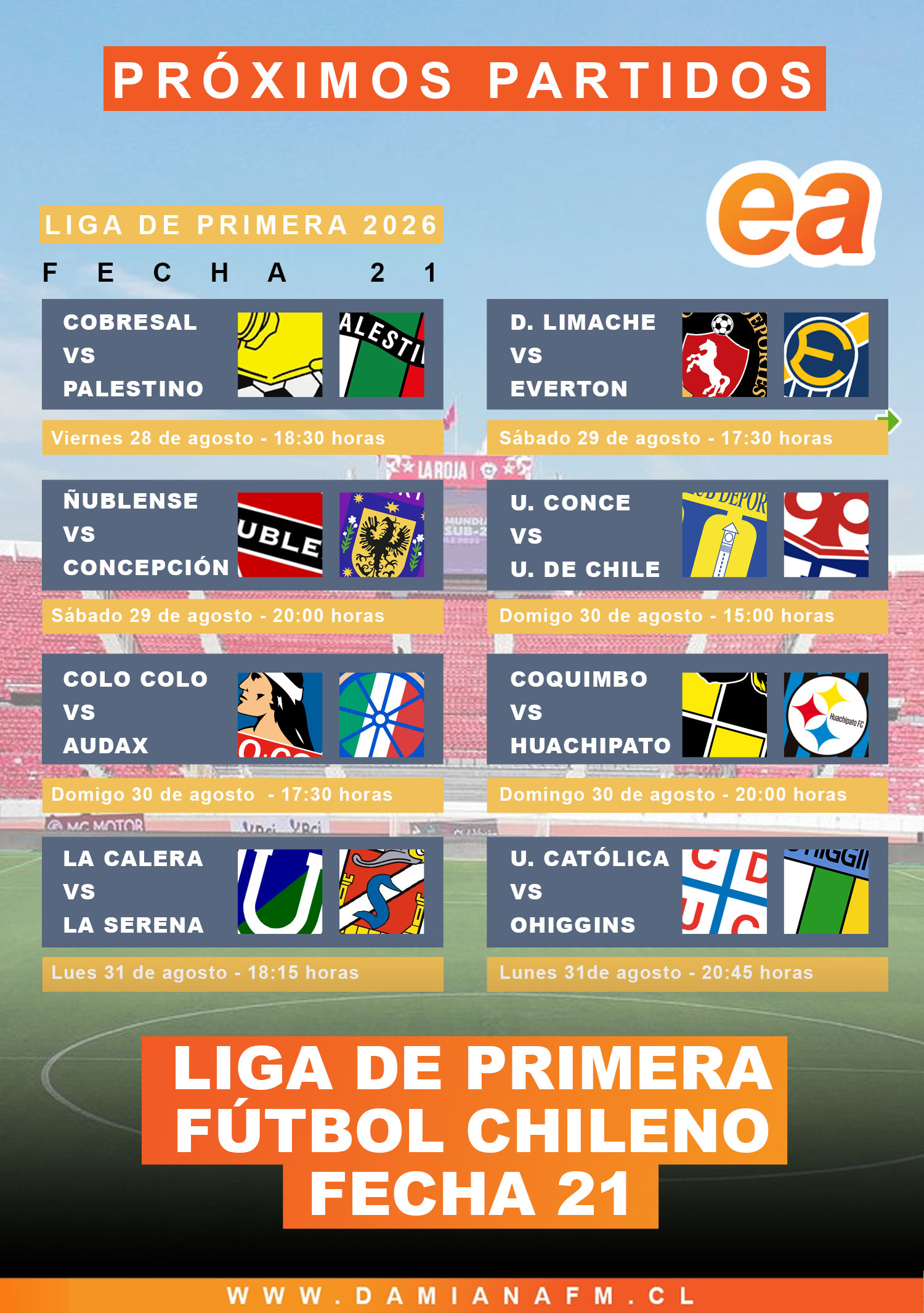 Inicio 34 fecha 21