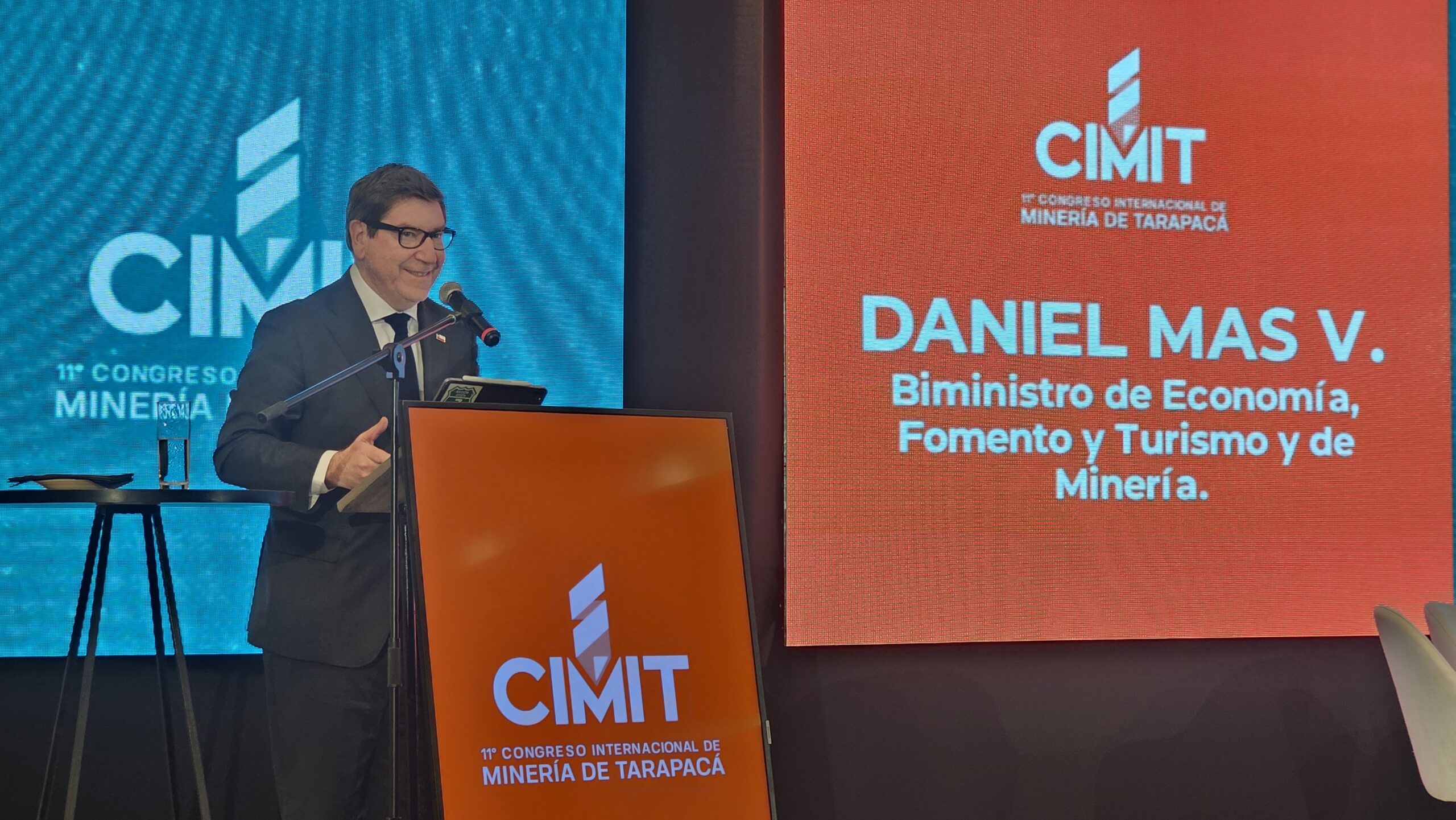 Biministro Daniel Mas en CIMIT 2026: “Estamos acelerando permisos, simplificando regulaciones y entregando certezas para promover nuevas inversiones en minería” 1 Biministro CIMIT