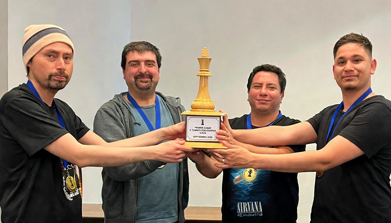 Club de Ajedrez Cobre Nuestro de El Salvador conquista por segunda vez el campeonato por equipos de la Zona Norte 1 Campeones ajedrez 1